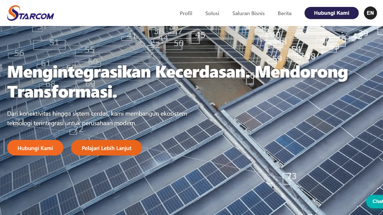 Corporate Website PT Starcom Solusindo
