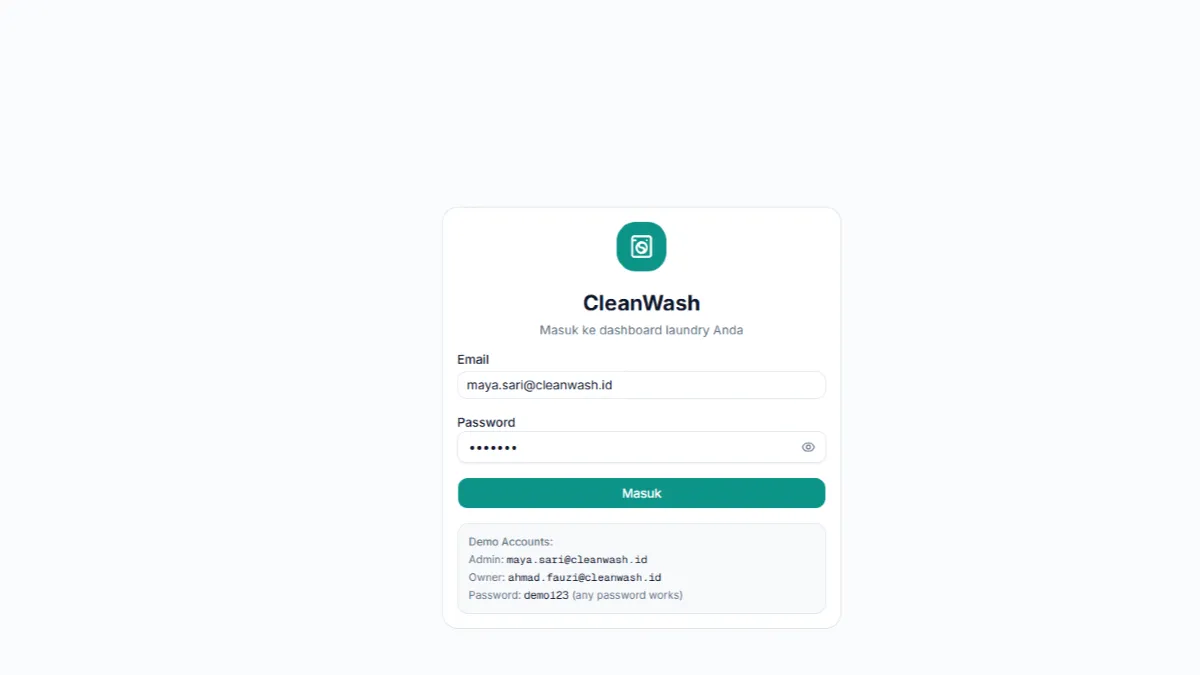LOMP - Laundry Operations Management Platform - 1